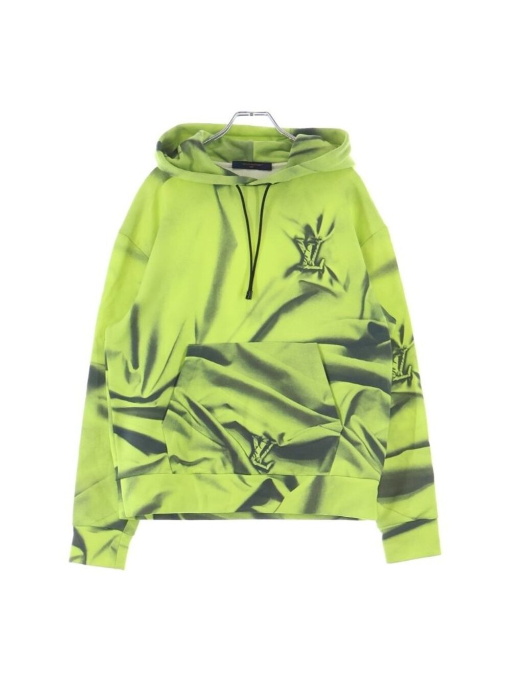 Louis Vuitton Monogram Signature Sweatshirt Pullover Hoodie Long Sleeve Green